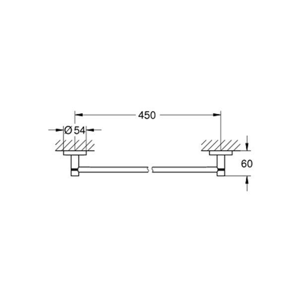 Полотенцедержатель GROHE Essentials 40688001