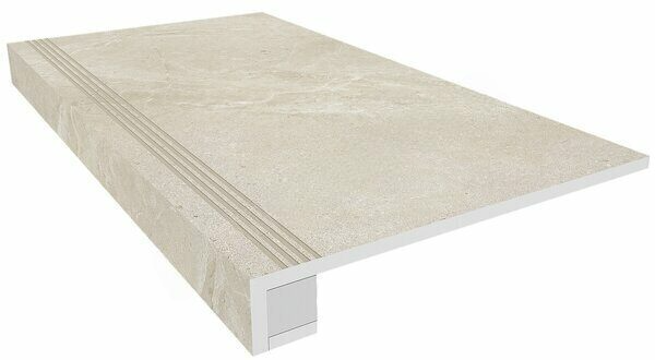 Комплект Kailas Light Beige KA02 светло-бежевый неполированный: ступень 33х120см и Подступенок 15х120см Estima