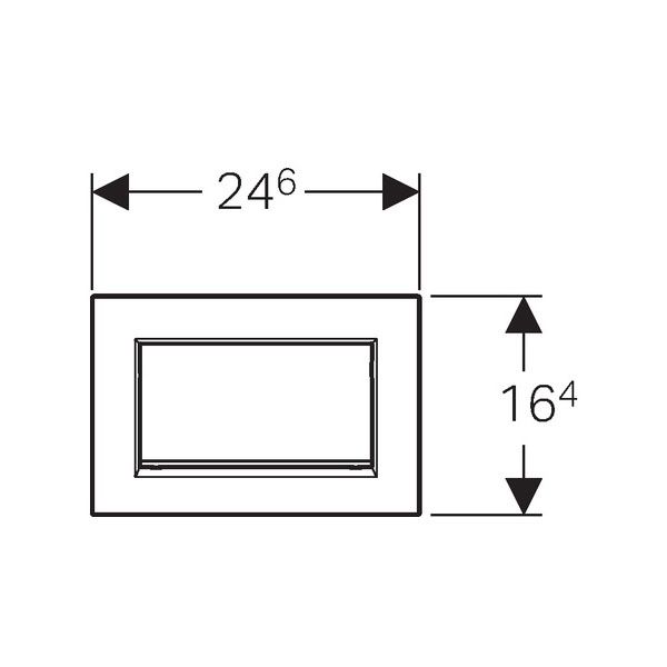 Кнопка смыва GEBERIT Sigma30 115.893.45.1