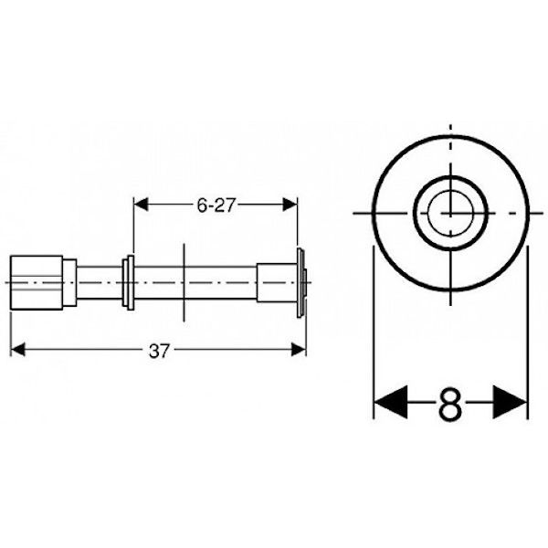 Кнопка смыва GEBERIT 116.051.KA.1