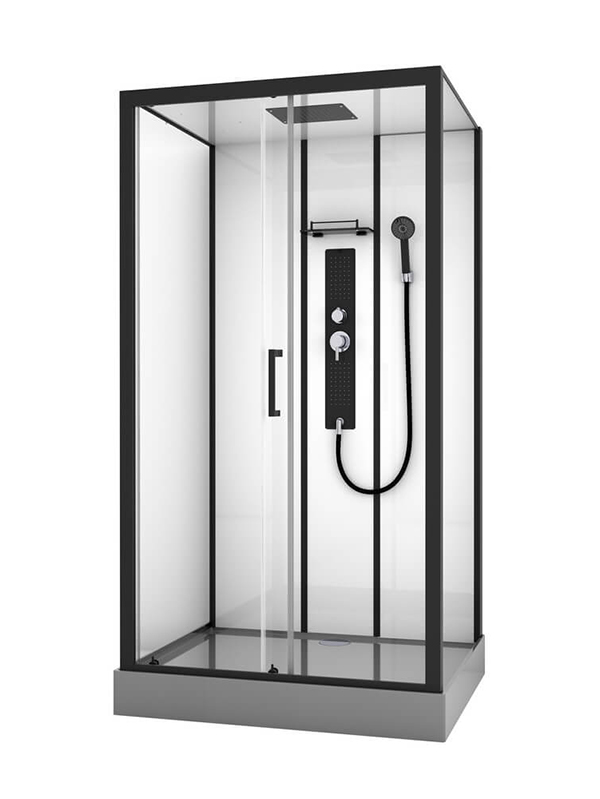 Душевая кабина BLACK&WHITE Galaxy G8008 90x115x215 профиль черный