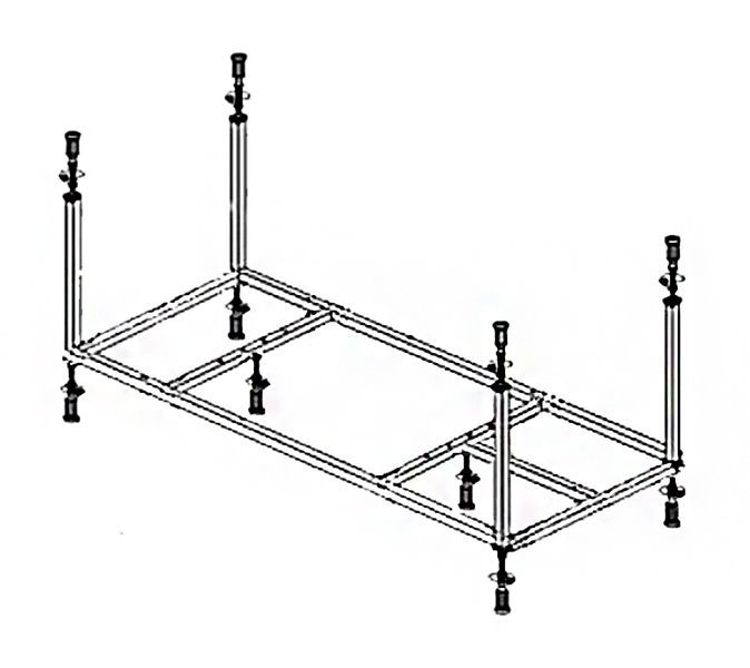 Каркас для ванны CEZARES EMP-170-80-MF-R 170x80