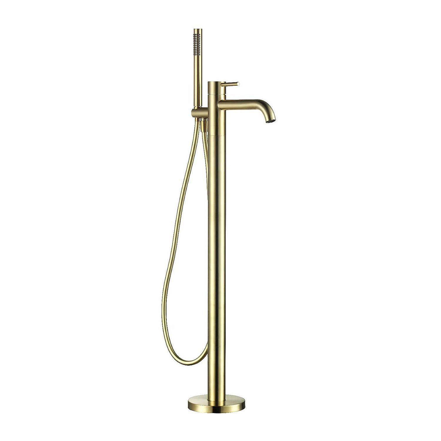 Смеситель для ванны AQUAME Siena AQM6218BG золото брашированное