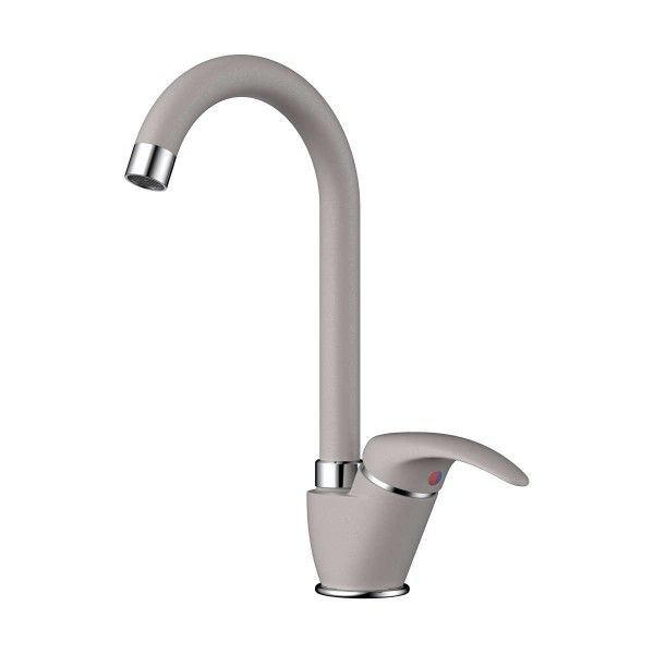 Смеситель для кухни OMOIKIRI Umi с поворотным изливом 4994266 leningrad grey
