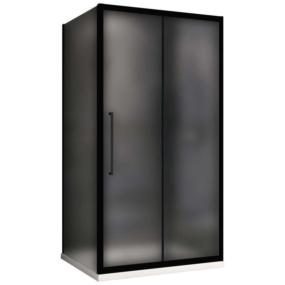 Душевое ограждение ABBER Schwarzer Diamant AG30150BMH-S70BM 150x70x195 стекло матовое