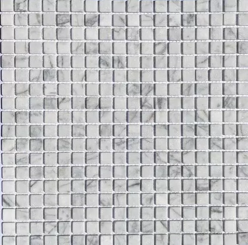 Мозаика Bianco Carrara Tum 15x15х4 мм