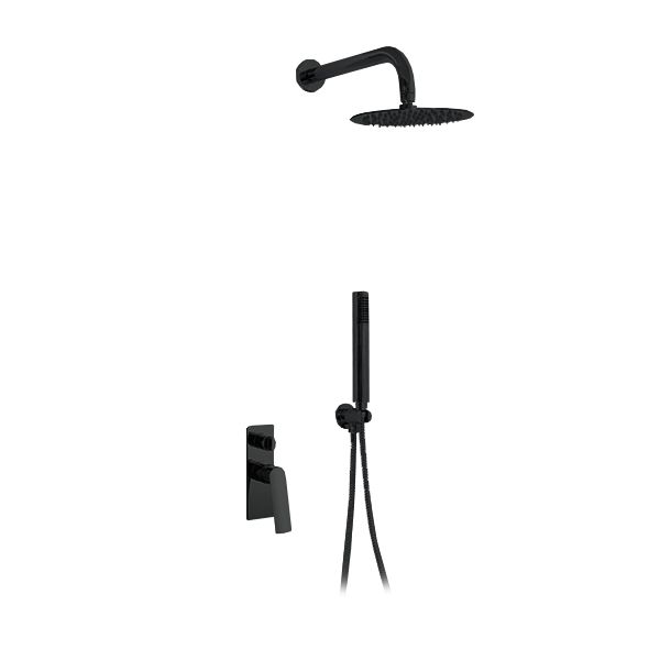 Душевой комплект DEMM Sleek 16099NU черный матовый