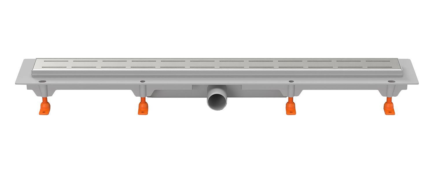 Дренажный канал MCH Line CH 750 L с решеткой и бок. сливом, D40