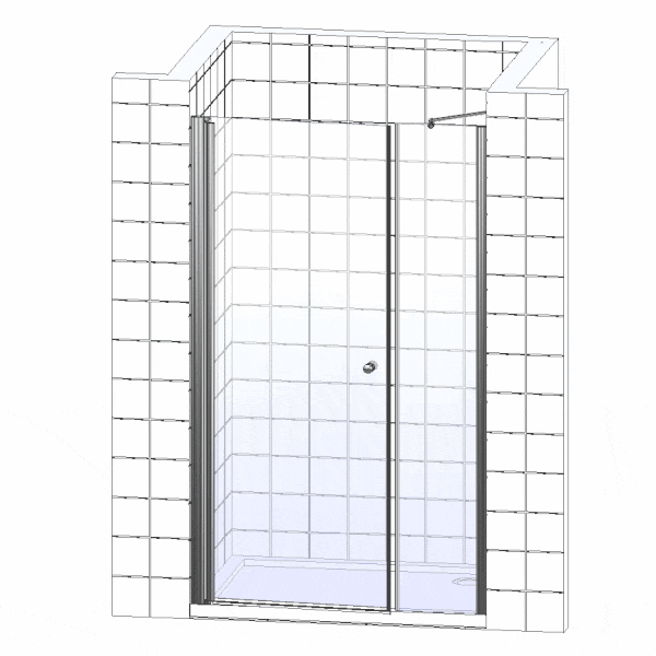 Дверь в нишу GOOD DOOR Mokka DR-90-C-WE 90x185