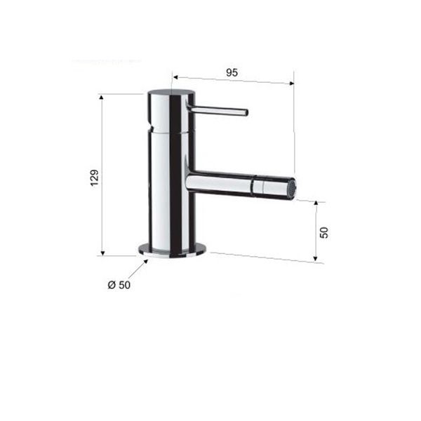 Смеситель для биде REMER X Style X21