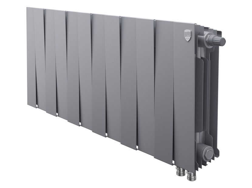 Радиатор ROYAL THERMO PianoForte 300 12С 96/38 НП серебристый матовый