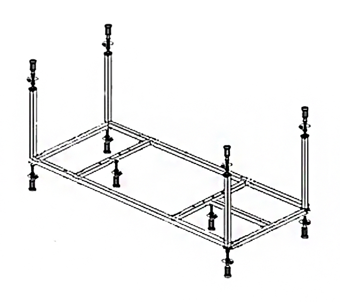 Каркас для ванны CEZARES Metauro corner 180x80