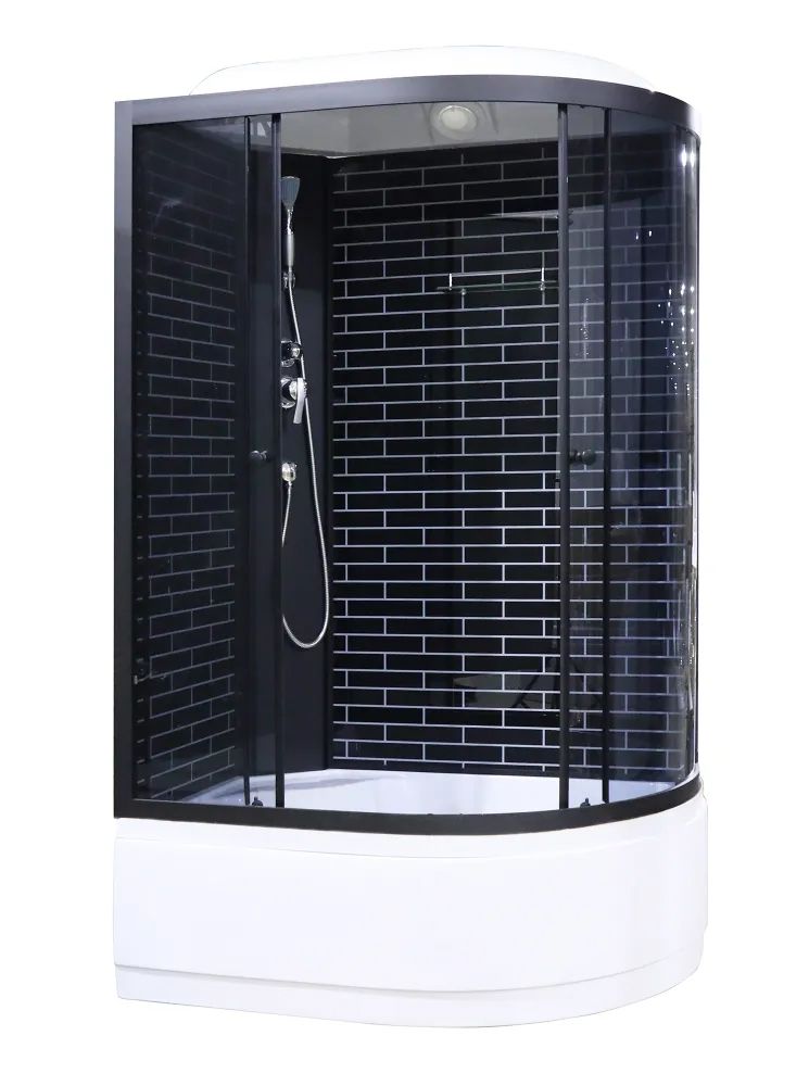 Душевая кабина ODA 5006 черный кирпич L 120x80x215