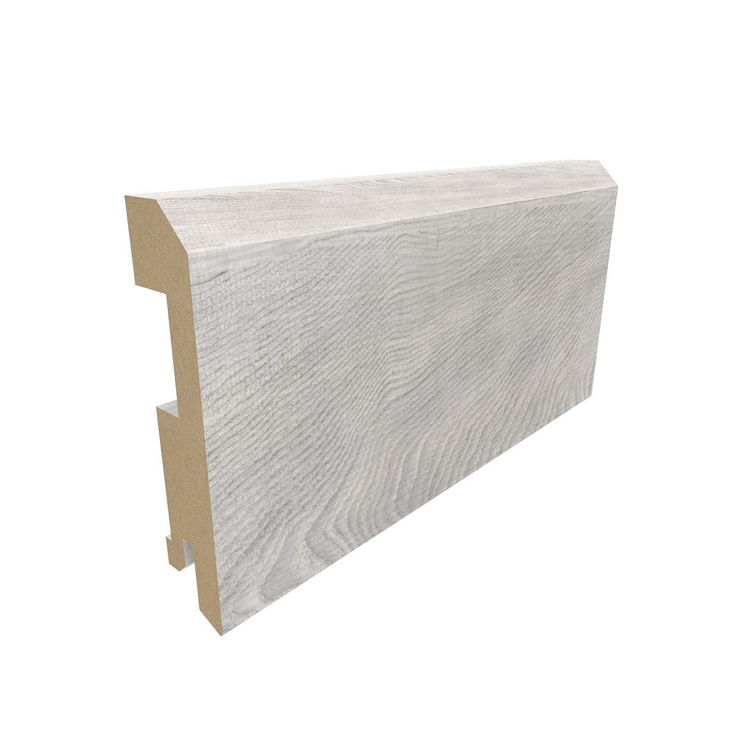 Плинтус ALBERO эко-шпон плоский 75x16x2070 дуб нордик