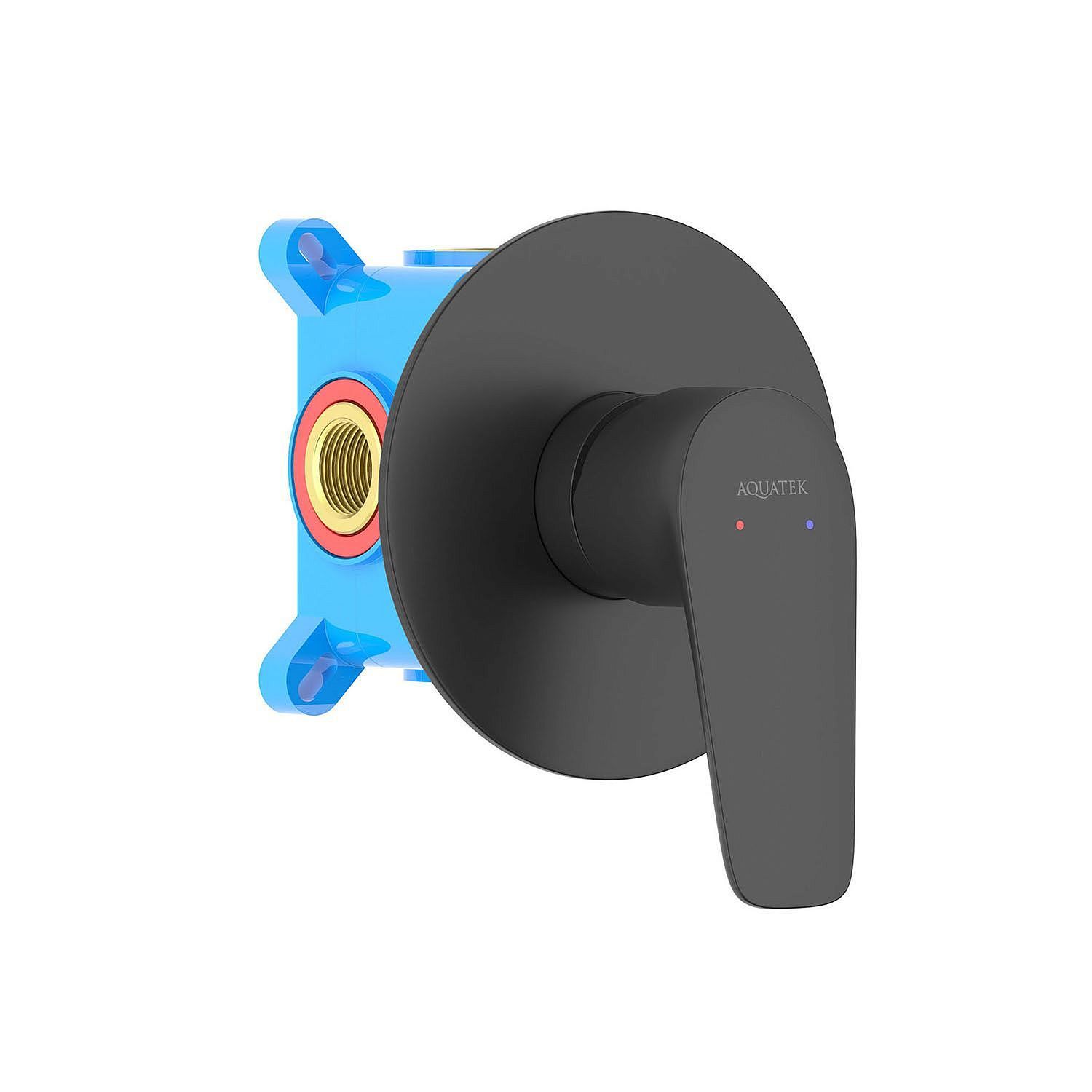 Смеситель для душа АКВАТЕК Бетта AQ1166MB черный матовый