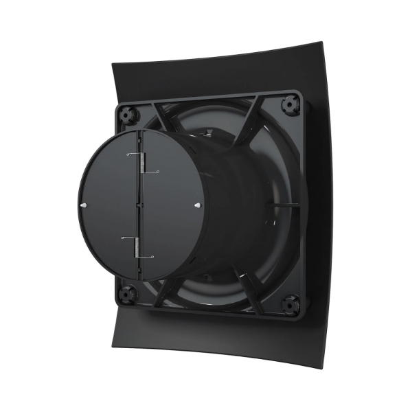 Вентилятор вытяжной DICITI Breeze 4C Matt black обратный клапан