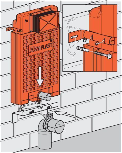 Cмывной бачок скрытого монтажа ALCAPLAST AM115/1000 Renovmodul