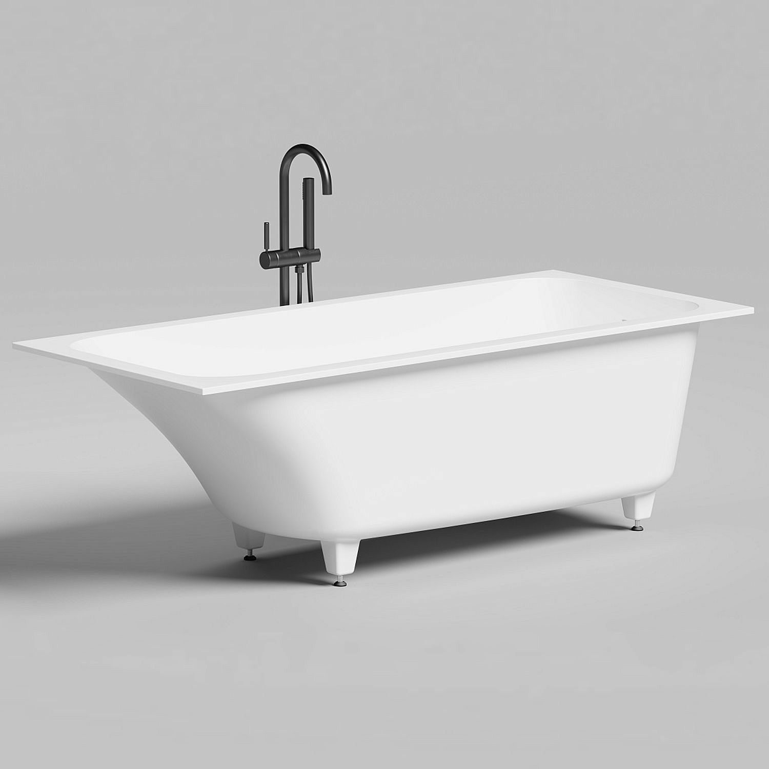 Ванна SALINI Orlanda Kit S-Sense 170x75 матовая