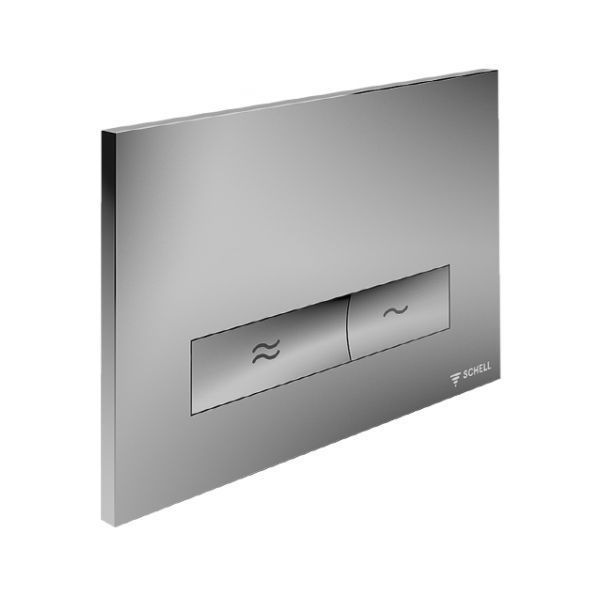 Кнопка смыва SCHELL Konklav, хром матовый