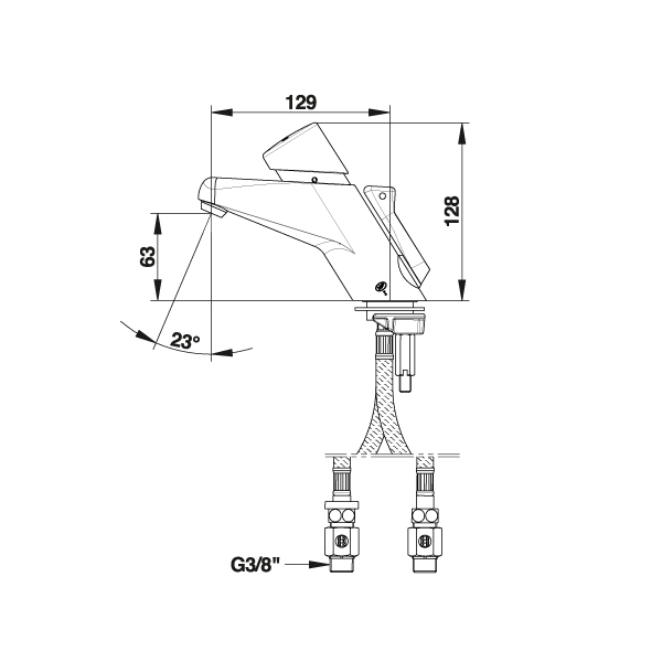 Смеситель для раковины PRESTO 2020 S 20501