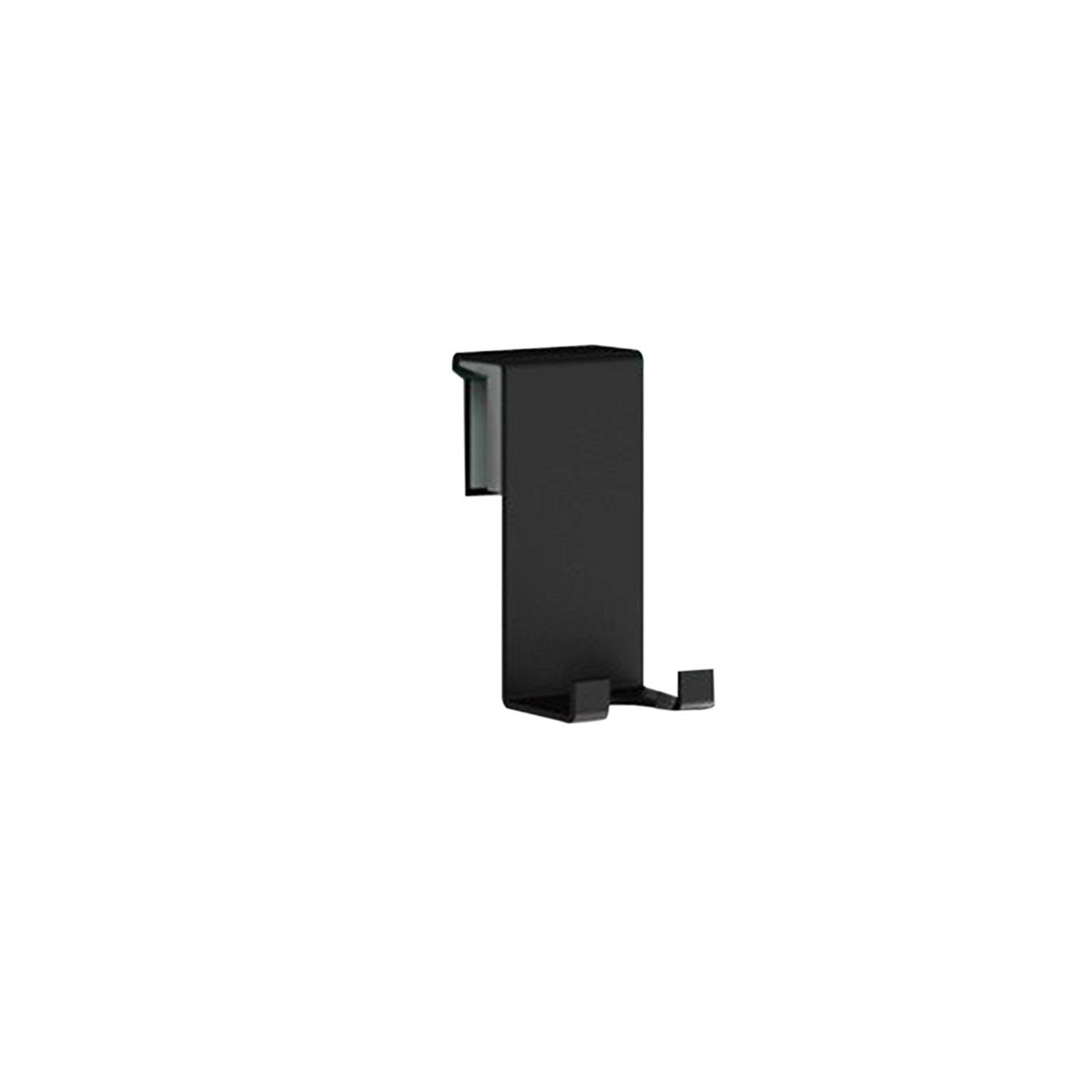 Крючок DECOR WALTHER Universal WH2 двойной 902060 черный матовый