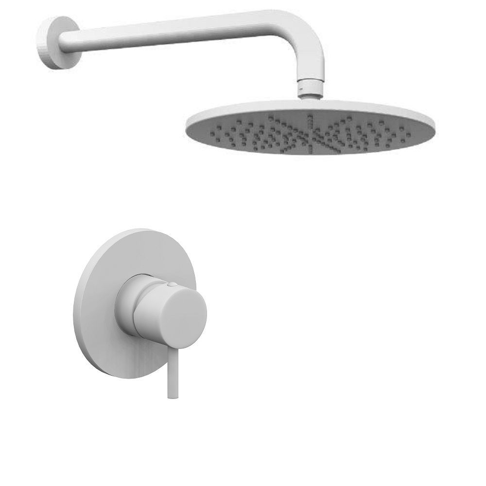 Душевой комплект PAFFONI Light KITLIG011BOKING белый матовый