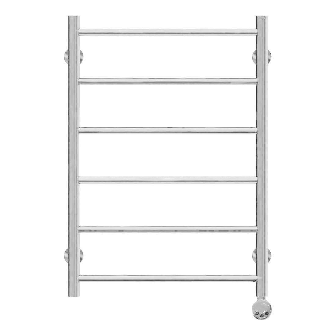 Полотенцесушитель эл. DEROH Treppe 6П 50/80 правый с ТЭНом, 300 Вт белый мат.