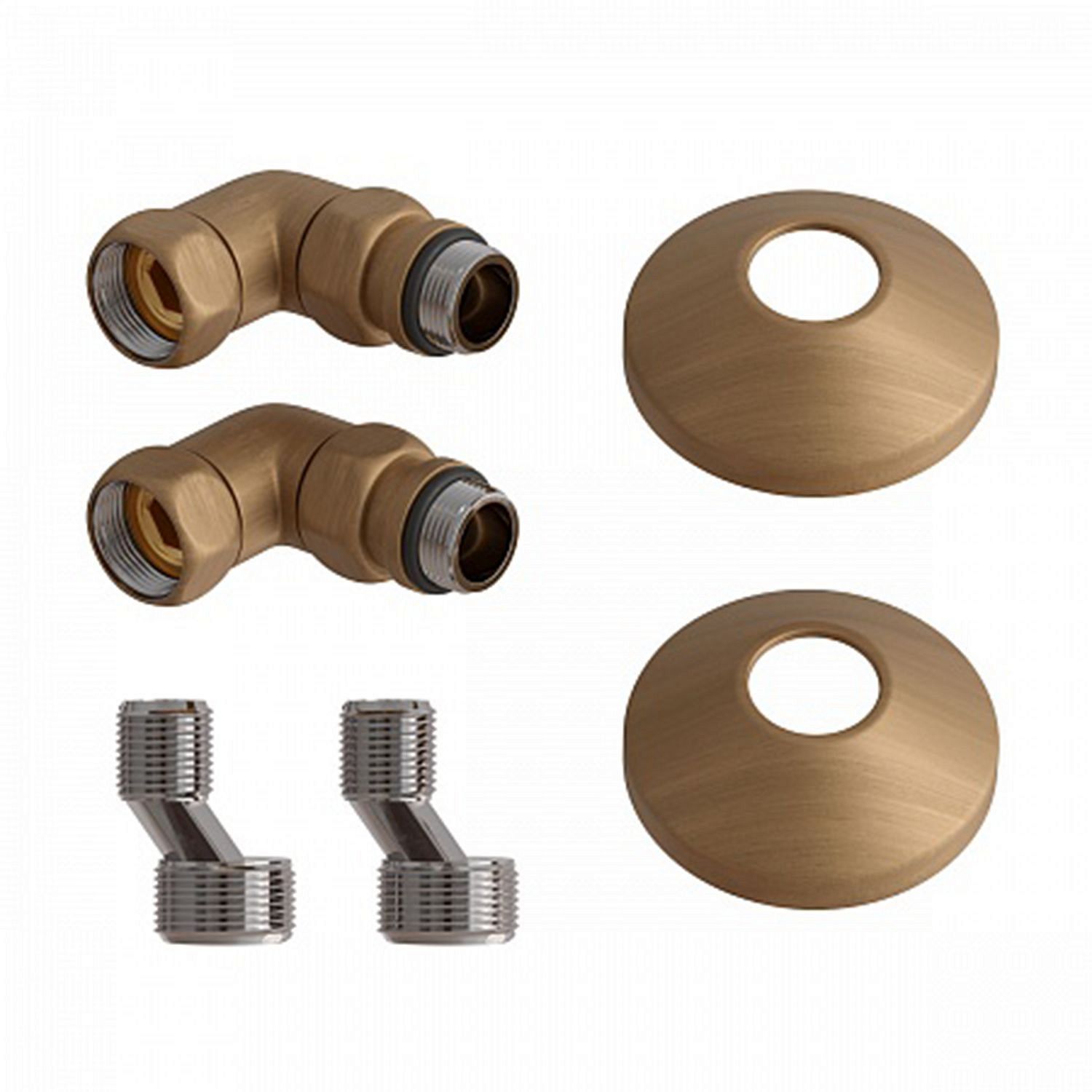 Комплект подключения POINT со сгоном PN93412BR 3/4 х 1/2 г/ш, бронза