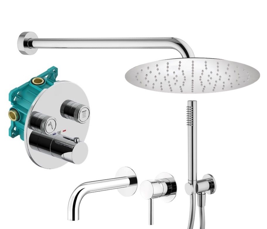 Душевой комплект PLUMBERIA Psbox KITPSB02CR210