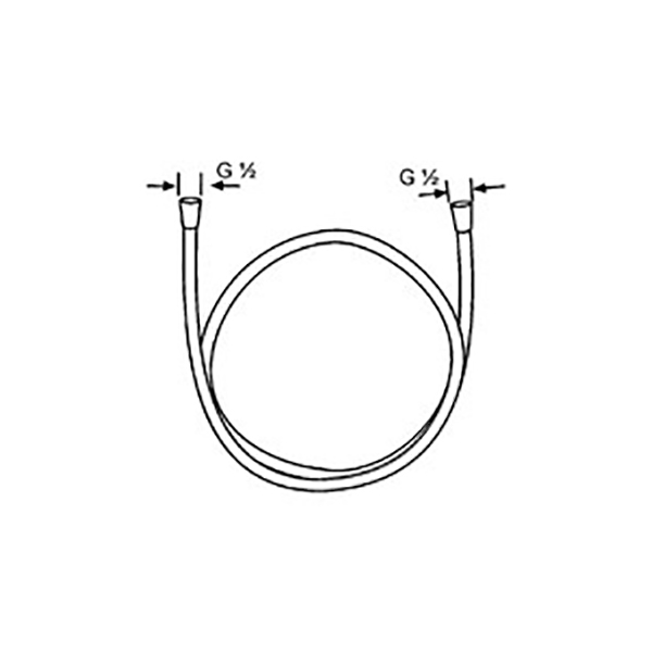 Душевой шланг KLUDI Suparaflex Black 6107187-00