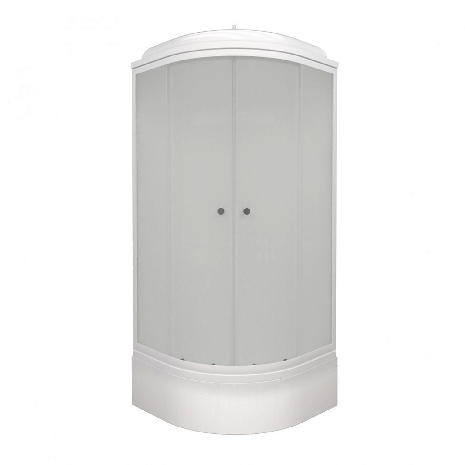 Душевая кабина TRITON Вельвет В 90x90x231 профиль белый матовый, стекло матовое