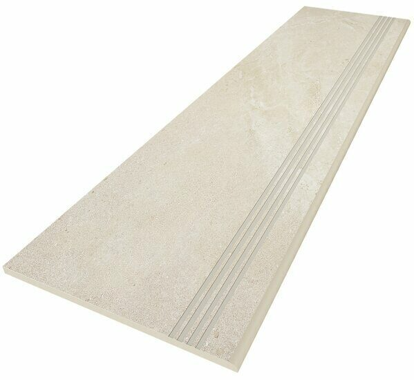 Kailas Light Beige KA02 светло-бежевый неполированный керамогранит 30х120см Estima Ступень