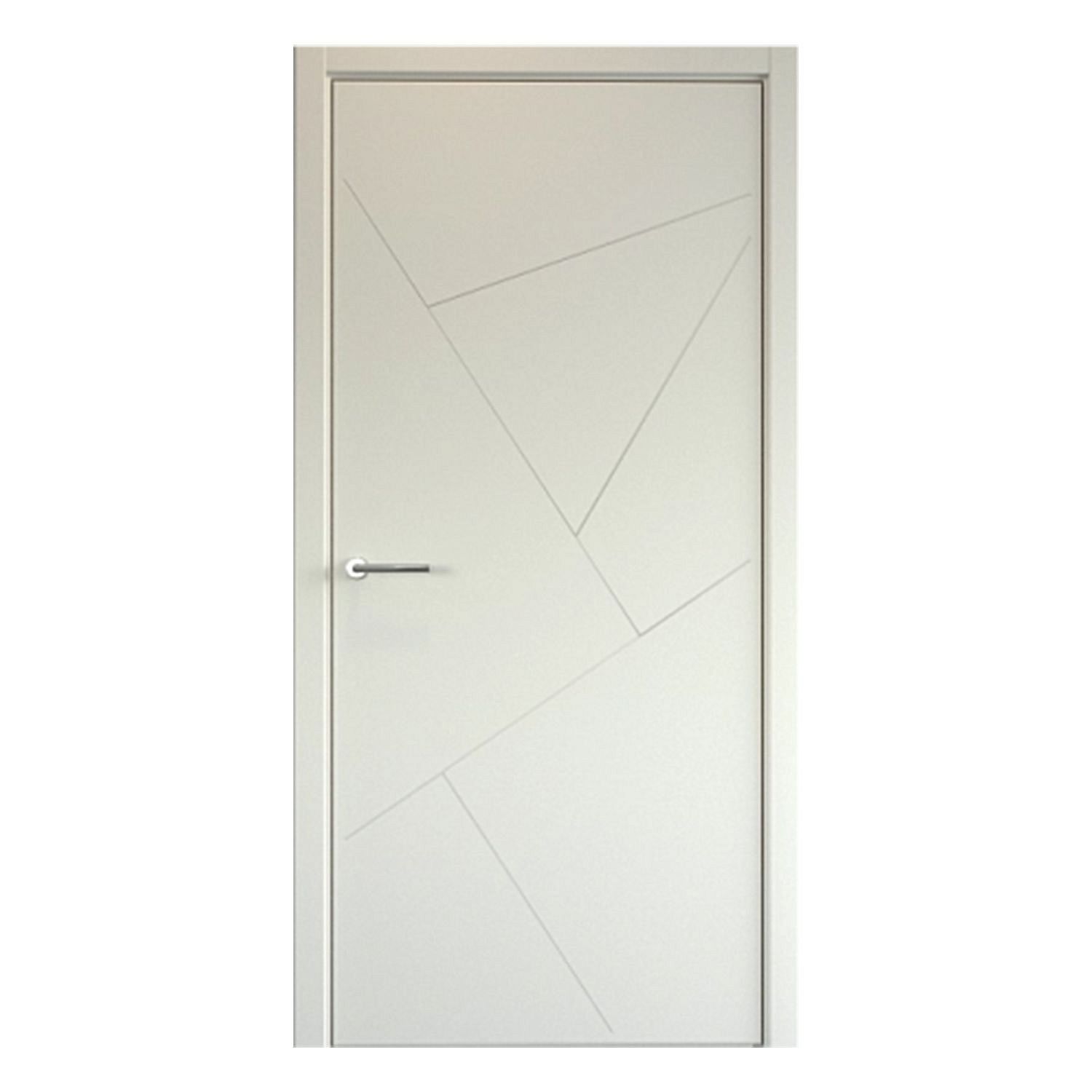 Дверь ALBERO Геометрия-2 с магнитной защелкой 80x200 латте матовый