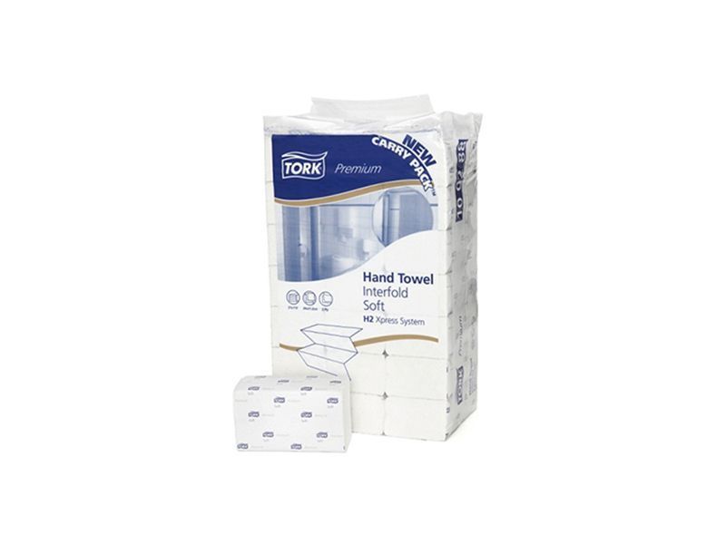 Tork Xpress листовые полотенца сложения Multifold мягкие 100288, в коробке 21 пачка