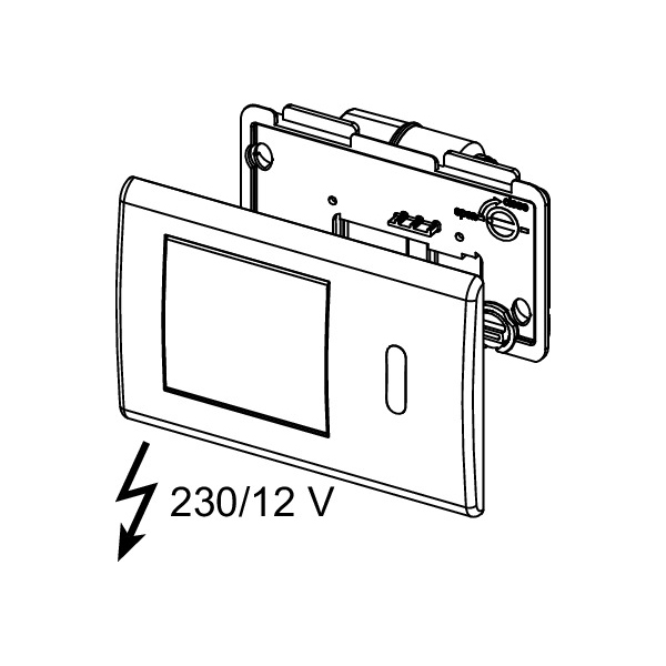 Кнопка смыва TECE TECEplanus 9240362 белый глянцевый
