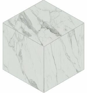 Montis Cube White MN01 белый неполированный керамогранит 25х29см Estima Мозаика