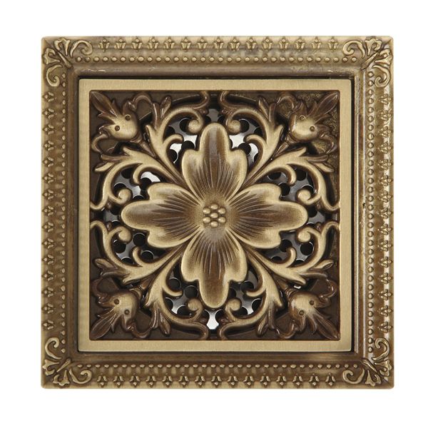 Трап VERAGIO Canyon Bronzo с декоративной решеткой VR.CAN-2005.BR 120x120