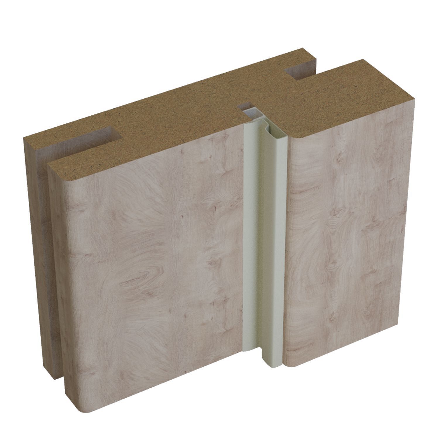 Деталь короба ALBERO Cpl Tl телескопическая с уплотнителем 70x28x2070 дуб золотистый