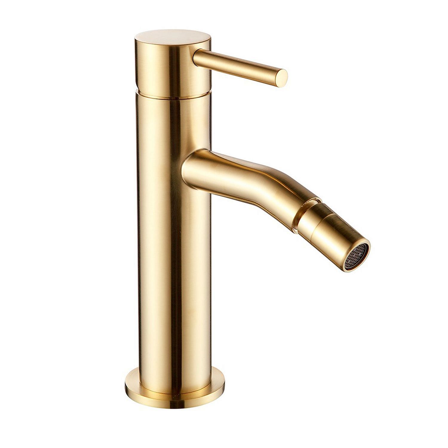 Смеситель для биде AQUAME Siena AQM6216GG золото