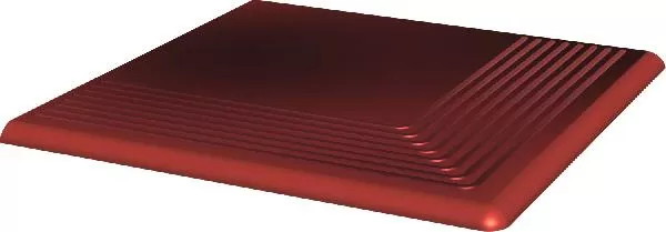 Клинкерная плитка Cloud Rosa ступень наружная 30x30
