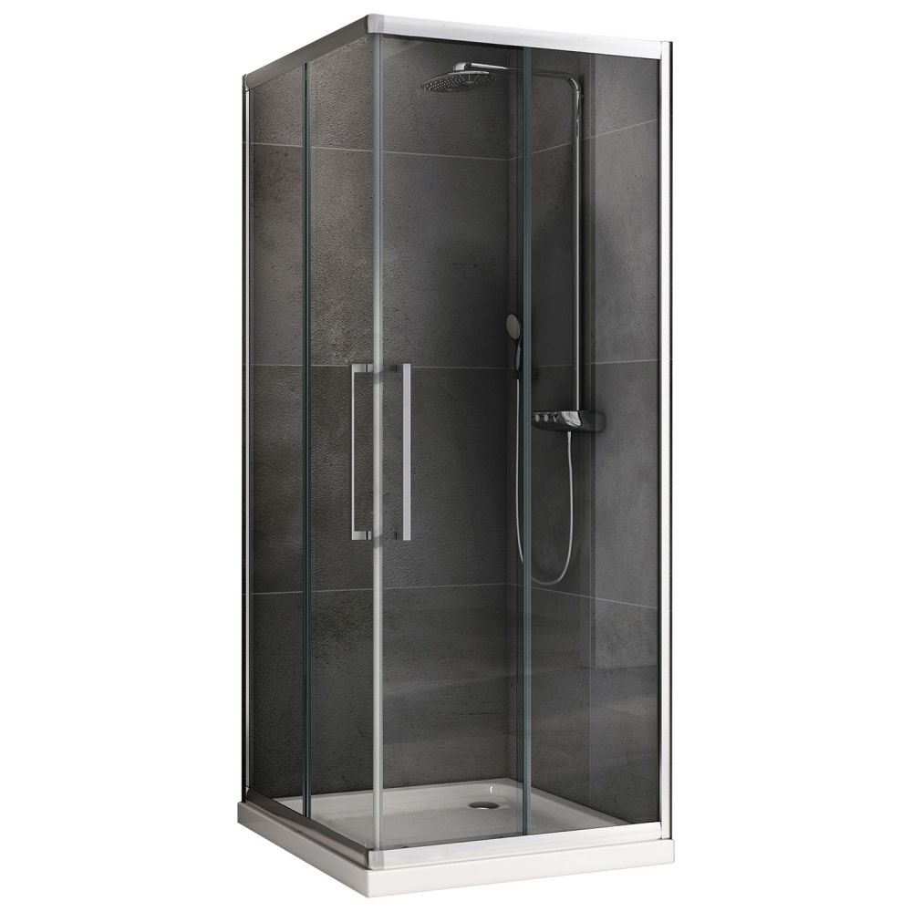 Душевое ограждение ABBER Schwarzer Diamant AG02100H 100x100x195