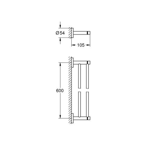 Полотенцедержатель GROHE Essentials 40802001