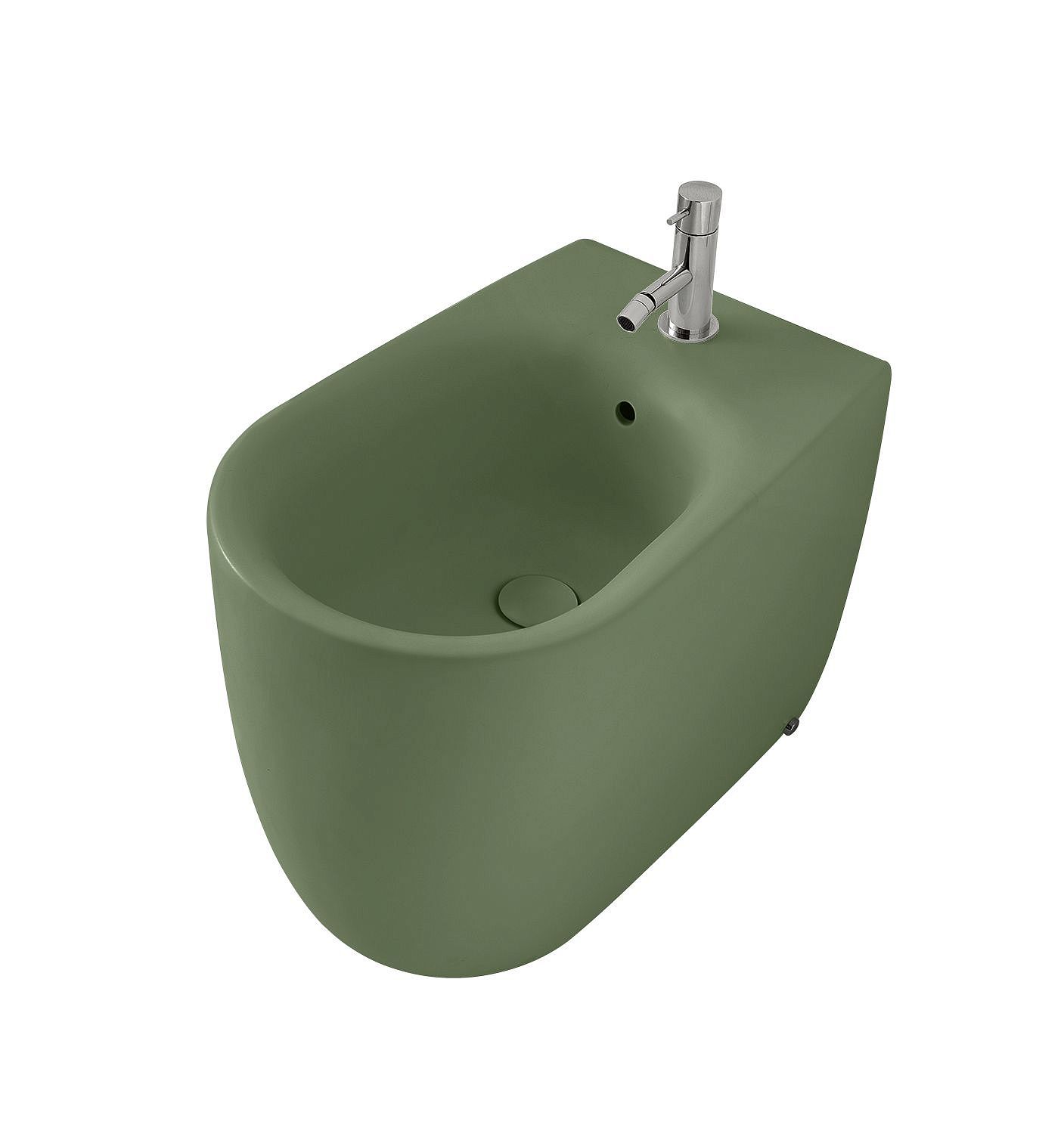 Биде напольное KERASAN Nolita 532001*1 Verde muschio матовый