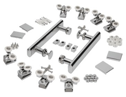 Ролик для душевых кабин ER 25-я,45-я серии, в упак. 1 шт., верх. двойной Ø23