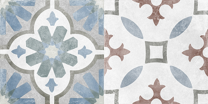 Atlas Плитка настенная серый микс 08-00-06-2457 20х40