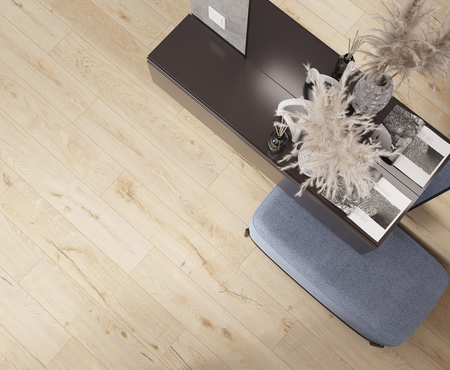 Lux Beige Керамогранит кремовый 20х120 Карвинг