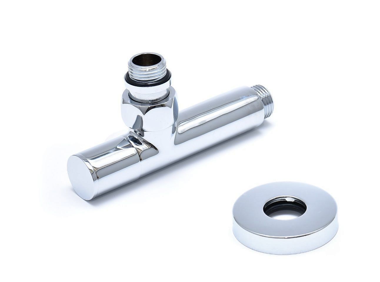 Вентиль запорный угловой LUXON 5101SCH0404 1/2х1/2 ш/ш с отражателем