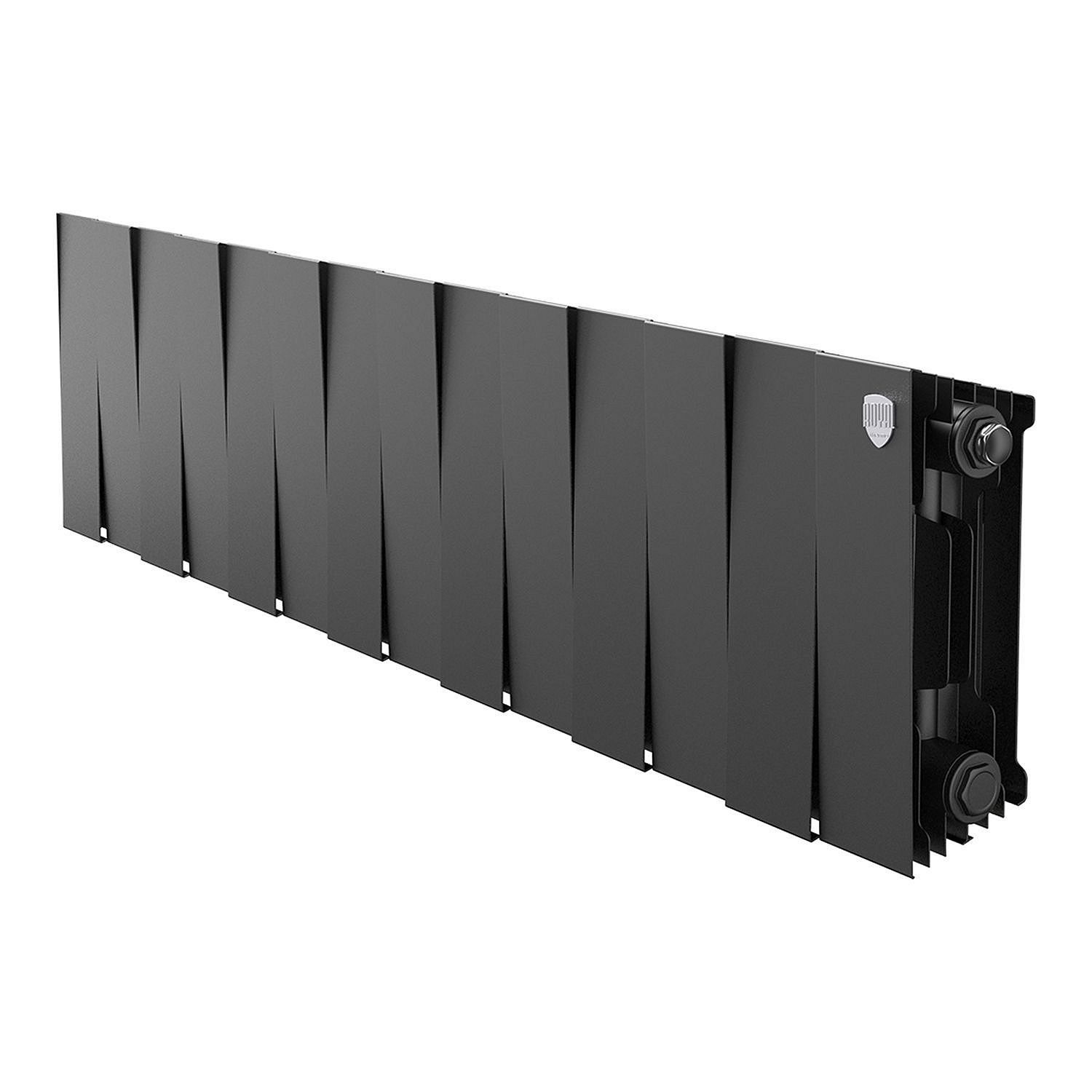 Радиатор ROYAL THERMO PianoForte 200 14С 112/28 БП черный матовый
