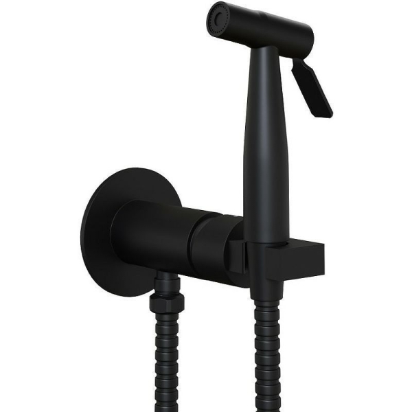 Гигиенический комплект PAINI Castello Round CAYO442R черный матовый