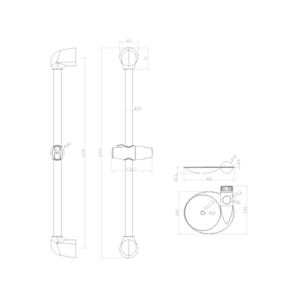 Душевая штанга LEMARK LM8065C